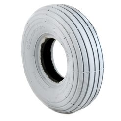 300 x 4 ribbed tyre grey